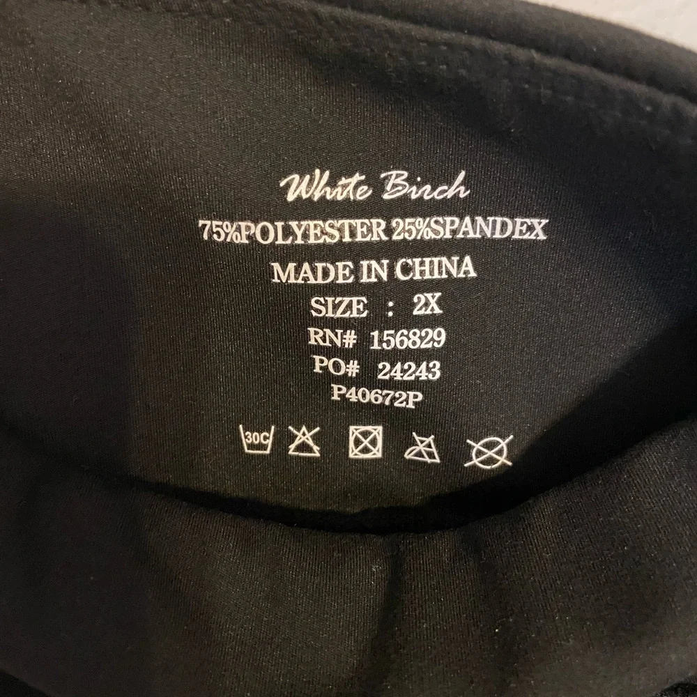 2xl White Birch leggings with side pockets - Picture 3 of 4